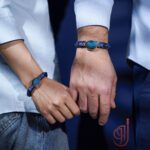 ست دستبند چرم طبیعی مدل نجوا – سنگ عقیق ابر و باد اصل | ژوو - Image 2